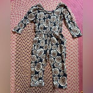 Ultra violet kids floral romper